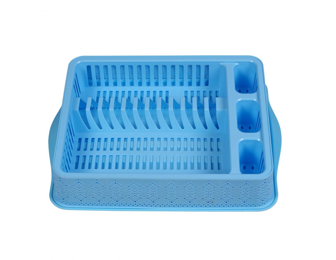 IMGP0259 plate rack for sink blue color