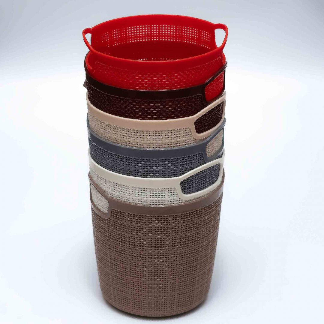 PB (92) Straw Round braided Basket/ Jute Basket
