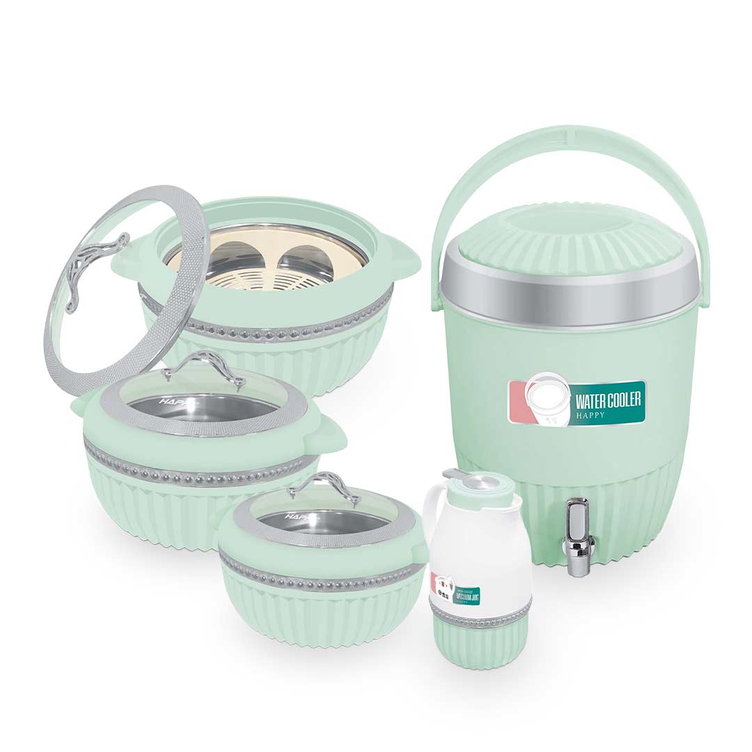 Arizona H-7 Green Hotpot and Water Cooler Giftset Arizona H-7 Green Hotpot and Water Cooler Giftset