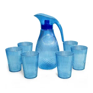 Pineapple Plastic Jug 1.5L 7pcs set ( 1 jug and 6 tumblers)